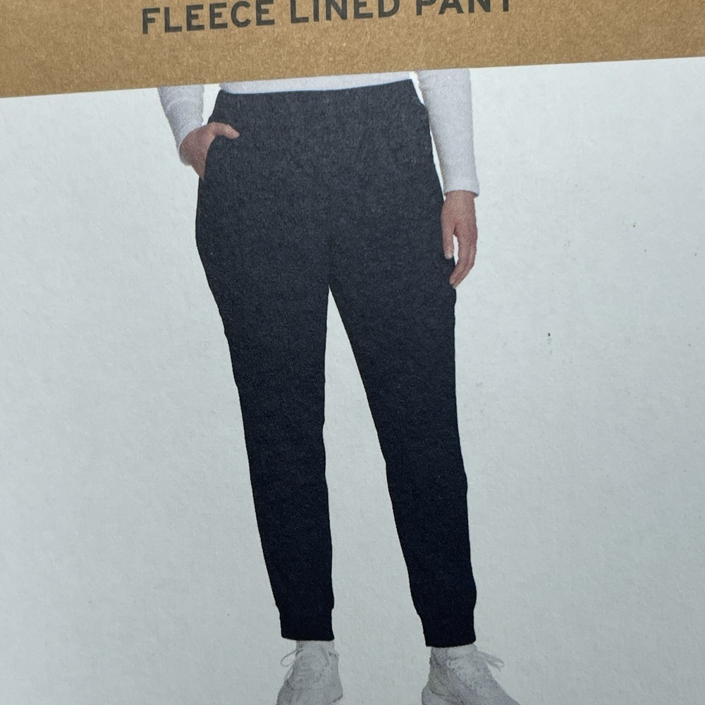 Eddie Bauer Womens 16 Fleece Lined Pant Navy d1163